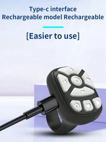 S22 Portable Smart Wireless Ring Remote Control Wireless Selfie Distance Smart Finger Ring Remote Control