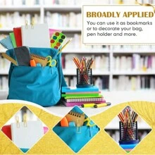 10 pièces/set Pinces à pince en acier inoxydable polyvalentes avec revêtement, emballage alimentaire, papier, vêtements, pinces pour sacs de chips avec élasticité forte, couleurs et styles assortis