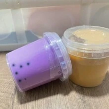 1pc/超大不粘手/泡泡糖，实惠泡泡糖，透明果酱泡泡糖