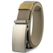 Nuevo cinturón elástico para deportes de, cinturónáctico con hebilla automática de Metal, cinturón militar de nailon elástico resistente para hombres, cinturones de talla de 115-150CM PO2T - YQ1TLKH - Ver 11