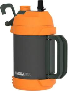 Hydraful Gallon Jug, 128oz Large Insulated Stainless Steel Sports Water Jug, Large Triple Wall Vacuum Insulation Water Bottle-Keeps Cold Up To 48 Hrs-Sweat Proof,For Gym, Hiking & Camping - Graphite Gray - View 1