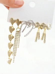 1 套时尚百搭的耳钉，日常佩戴和约会的最佳选择