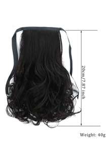 Women's Wig Short Curly Hair Ponytail Bandage Type Big Wave Short Wig Ponytail Short Ponytail Braid, Clip Type Pear Curl Medium Long Wig Braid, Natural And Lifelike. - Multicolor - View 5