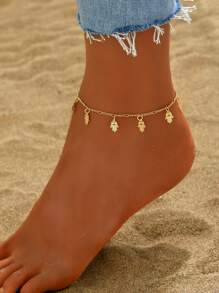 1入組時尚法蒂瑪之手飾物腳錬適用於女士日常裝飾