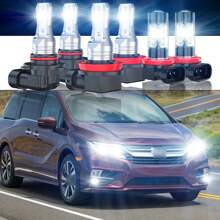 APLJZHZQ FOR Ho*Nda Odyssey 2011-2017 Combo LED Headlight High Low Beam Fog Light Bulbs - 1 - View 1