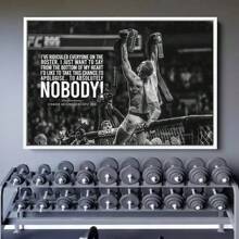 1pc /3PCS Wall Arts Posters Optional Frame Pop Inspirational Boxing Conor McGregor Professional Boxers Poster Canvas Print Painting Wall Decor Wall Art Gym Room Decoration New Pop - Multicolor - View 40