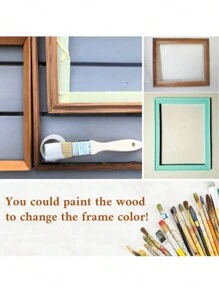 SURELIFE 1Set DIY Canvas Wood Frames Kit 30x40 40x60cm Pine Wooden Picture Frames DIY For Oil Canvas Wall Art Painting Diamond Painting Frame Wooden Bar Thickened Silk Frame Painting Exercise Home Decor - Nhiều màu - Xem 12