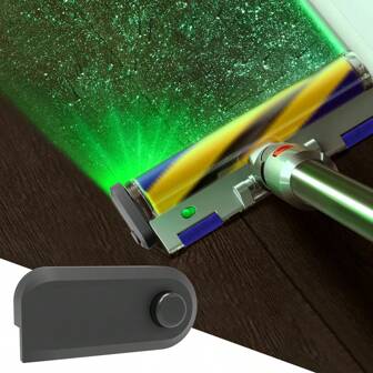 Rechargeable Vacuum Cleaner Dust Display Light, Green Light Attachment