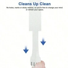 12 piezas de tiras adhesivas sin perforaciones, cintas autoadhesivas de doble cara para fijar marcos de fotos, carteles y decoración en la pared, cinta adhesiva autoadhesiva sin dejar rastro para marcos