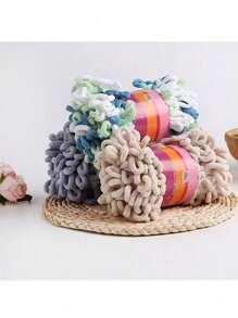 1 件 8 米柔软纱线，适用于手工 DIY 编织娃娃、包、毛衣、毛毯等，每件 100 克 - 彩色 - 查看 5