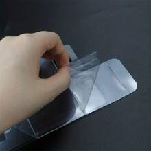 50 件透明塑料礼品盒，马卡龙纸杯蛋糕糖果香皂单独包装盒，适用于婚礼派对情人节新年 - 透明 - 查看 9