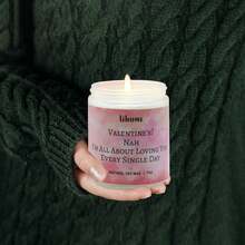 Gifts For Her, Candles Gifts For Girlfriend Wife, Funny Valentines, Anniversary Wedding, Birthday, Christmas Gifts, Vanilla Coconut Candles(7oz) - 粉色 - 查看 6