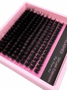 200 chiếc/180 chiếc/160 chiếc/140 chiếc/120 chiếc Mi chùm 8D sang trọng tự làm - Mi nối dài hỗn hợp 8-16mm Độ cong chữ D 0,07mm của Nga Mi dày và có thể tái sử dụng ấn tượng cho người mới bắt đầu Dễ sử dụng - 10 hàng (Gói đa dạng 60D/80D/100D/120D/160D/200D) Cụm mi, Cụm mi, Lông mi riêng lẻ, Lông mi, Lông mi giả - D - Xem 10