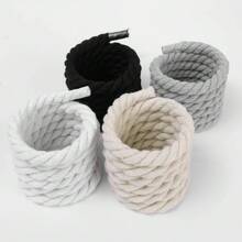 1pair 100cm Extra Wide Creative Shoelaces, Multiple Combination Possibilities To Add Bold And Unique Charm To Your Shoes - Recolor - View 8