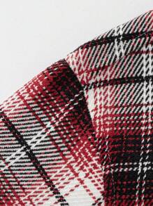 Balabala 男童休閒夾克，時尚春季襯衫款式 - 紅色調 - 查看 3