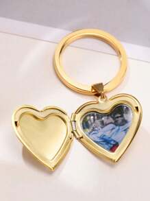 Llavero personalizado de acero inoxidable, regalo para amante, aniversario, Navidad, Día de San Valentín, Halloween, Día de la Madre, Día del Padre