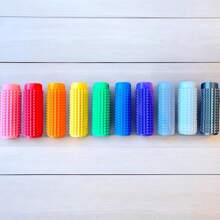 Spiky Grippie Stim 钥匙扣、缓解焦虑疼痛刺激 Bumpy Fidget 钥匙扣、缓解压力、注意力缺陷多动症、便携式迷你滚轮按摩钥匙扣、通风钥匙吊坠、送给朋友的新奇礼物、门上收纳架、Perchero、墙壁衣架、挂钩、墙钩、衣架、墙框、衣帽钩、图片墙框 - 彩色 - 查看 6