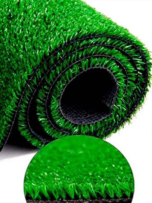 Grama Sintética Decorativa Artificial 0,50 x 0,50m = 0,25m² - 12mm