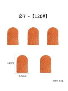 Buffing Removal Cap For Foot Care, Dead Skin, Callus, Manicure, Grinding Drum Bearing Buffing Wheel - Multicolor - View 8