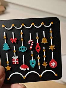 Christmas Chain Resin Casting Mold, Silicone Mold Accessories, Resin Liquid Mold, Resin Keychain Silicone Molds, Resin Mold - Silicone - View 7
