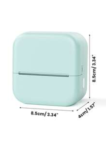 Phomemo Sticker Maker Machine - Mini Thermal Printer With 1 Roll Of Adhesive Paper (2in*21.3ft/Roll), Inkless For IPhone & Android, Portable DIY - màu xanh lá - Xem 2