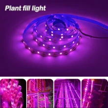 LED Pflanzenwachstums-Lichtstreifen, 1 Stück Vollspektrum LED Pflanzenwachstums-Lichtstreifen, per USB betrieben, für Gewächshaus, Garten, Zuhause, Balkon Aufzucht