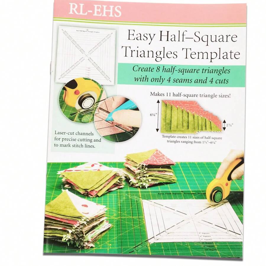 Lot De 8 Gabarits De Broderie / Quilting Grace Company - Modèles Gracie Double Face - Occasion