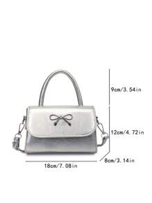 A Mini Casual, Versatile, Fashionable And Simple Cross-Body Bag With A Diamond-Shaped Bow. Lipstick Suitable For Daily Use, Going Out, Shopping, Dating. Coin Purse That Can Be Worn On One Shoulder Or Across The Body. Birthday Gifts, New Year Gifts. - Multicolor - View 12