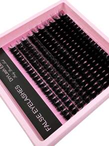 200 chiếc/180 chiếc/160 chiếc/140 chiếc/120 chiếc Mi chùm 8D sang trọng tự làm - Mi nối dài hỗn hợp 8-16mm Độ cong chữ D 0,07mm của Nga Mi dày và có thể tái sử dụng ấn tượng cho người mới bắt đầu Dễ sử dụng - 10 hàng (Gói đa dạng 60D/80D/100D/120D/160D/200D) Cụm mi, Cụm mi, Lông mi riêng lẻ, Lông mi, Lông mi giả - D - Xem 6