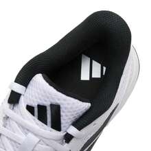 Adidas Tênis de Treinamento Masculino Ligra 8 M, Sapatos Esportivos de Fitness para Uso Externo, Tênis Casuais Acolchoados de Cano Baixo JI1505 - branco/preto/branco - Visão 6