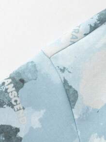 Balabala Boys' Loose Sweatshirt, Long-Sleeve Casual Spring Top - Blue Tint - View 3