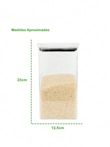 Acrylic Crystal Design Stackable Food Organizer Airtight Jars - 2100ml - View 5