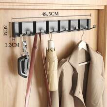 Drilled Invisible Hooks That Can Be Hung On The Wall Of The Bathroom. It Can Also Be Used As A Hanger After Entering The Door, Suitable For Placing On The Entrance Porch, And Can Also Be Used As A Folding Coat Hook In The Bedroom.