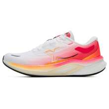 XTEP 男士运动鞋健身运动透气休闲运动鞋跑步鞋，经典白/激光红/霓虹橙