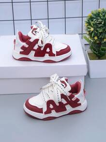 New Graffiti Soft Bottom Breathable Anti-Slip Fashionable Cute Children Sports Shoes, Skateboarding Sneakers, Casual Shoes With Precise Fitting Craft For Stable Foot