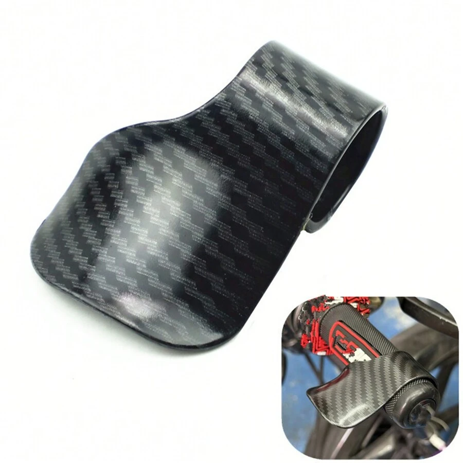 Motorcycle Carbon Fiber Throttle Booster Slip-Resistant Handle Control Assist Grip Bar Tool Auxiliary Booster Clamp - one-size - View 1