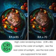 8 个 E14 7W LED 灯泡，110-220V，无闪烁，适用于吊扇、吊灯、台灯、室内照明，不可调光