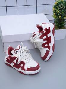 New Graffiti Soft Bottom Breathable Anti-Slip Fashionable Cute Children Sports Shoes, Skateboarding Sneakers, Casual Shoes With Precise Fitting Craft For Stable Foot