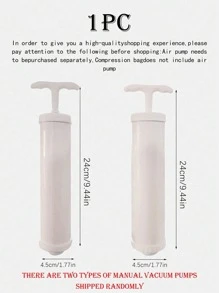 6 pièces Sacs de compression sous vide transparents avec pompe à main, organisateurs de voyage en plastique portatifs économisant de l'espace, sacs de rangement de vêtements hermétiques de grande capacité pour la maison, sacs de compression de bagages étanches, anti-mites anti-moisissure