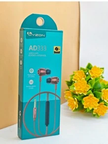 Auriculares con entrada de 3.5mm, simples, prácticos y multifuncionales - Rojo - Ver 1