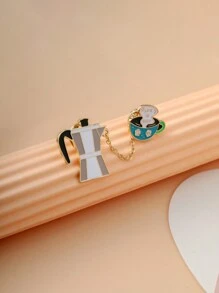 Creative Brooch Set - Red Wine, Coffee, Beer, Juice Beverage Series Accessories, Enamel Crafted Pins, Fashion Jewelry, Versatile For Daily Wear, Backpack Decorations, Multi-Purpose Decoration, Clothing Brooch - Multicolor - View 8