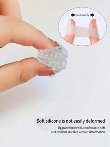 10pcs Transparent Anti-Slip Foot Protection Insoles, Silicone Breathable Soft Forefoot Pads For Casual Shoes, Women Shoes, Men Sneakers, Winter Shoes