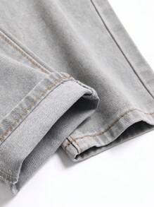 Tween Boy Pockets Distressed Skinny Casual Jeans