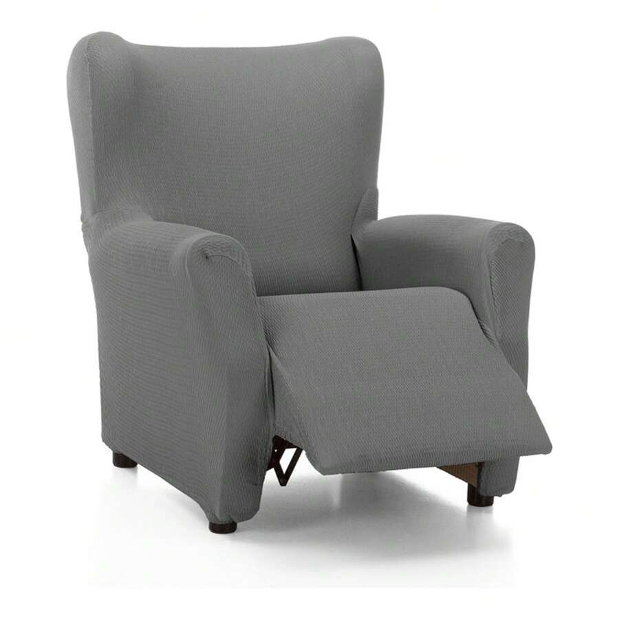 Ecommerc3 Relax Chair Cover Complete Protection And Easy To Put On - Complete Relax Chair Cover Non-Slip And Super Adjustable - Realx Chair Cover Comfortable And Extra Soft Fabric 100% Made In Spain - 灰色 - 查看 1