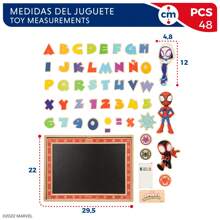 Woomax Spidey et sa super équipe, tableau noir pour enfants 2 en 1