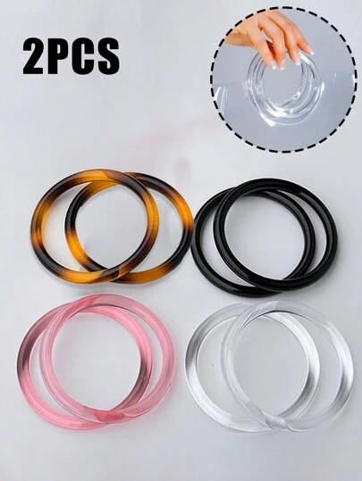 Replacement Handles For DIY Bags, Round Bags, Flat Bags, Resin Bags, DIY Beach Bags, Decorative Wallets And Crochet Craft Handbags