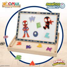 Woomax Spidey et sa super équipe, tableau noir pour enfants 2 en 1