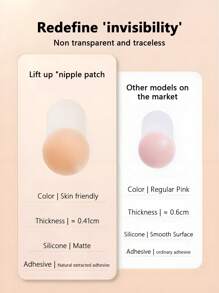 Lace Dancer Silicone Lift-Up Bra Pads For Women, Brides Wear, Gather&Lift Nipple Concealer Invisible Bra Straps