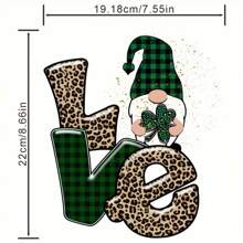 1pc/2pcs/3pcs St. Patrick's Day-Themed Vinyl Stickers - Waterproof, Iron-On, Suitable For T-Shirts, Jeans, Jackets, Backpacks, Clothes And Hats