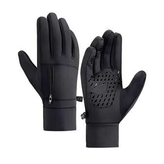 Gants thermiques d'hiver pour hommes et femmes, gants coupe-vent et antidérapants, gants d'écran tactile chauds pour le plein air, la course, le cyclisme, la conduite